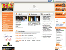 Tablet Screenshot of novastereosom.com.br